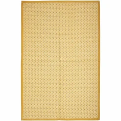 ATMOSPHERA Lot de 3 torchons Geom Jaune ocre Online