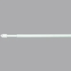 LUANCE Lot de 2 tringles extensibles rondes (60 à 80 cm) Blanc Sale