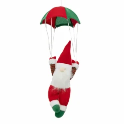 Feeric Lights & Christmas Lutin de Noël à suspendre (H58 cm) Parachutiste Rouge Outlet