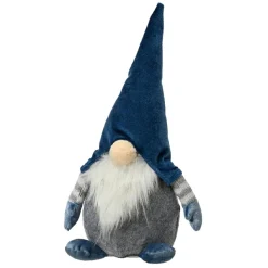 KAEMINGK Lutin de Noël (H30 cm) Hugues chapeau pointu Bleu Outlet