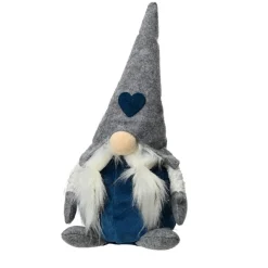 KAEMINGK Lutin de Noël (H30 cm) Huguette chapeau pointu Gris Sale