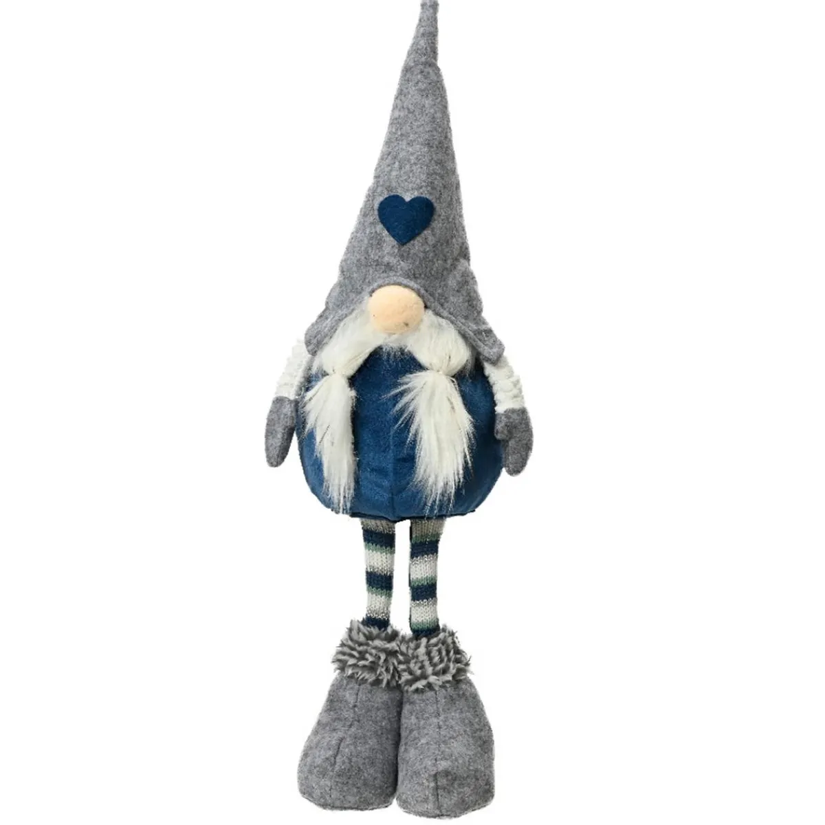 KAEMINGK Lutin de Noël (H50 cm) Huguette chapeau pointu Gris Clearance
