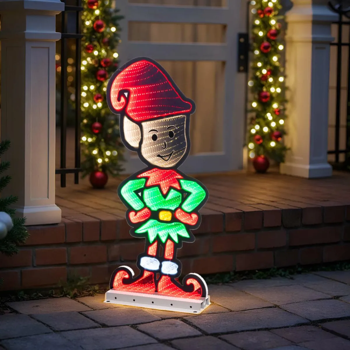 KAEMINGK Lutin de Noël lumineux 294 LED (H60 cm) Infinity Multicolore Online