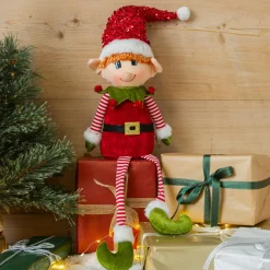CHRISTMAS DREAM Lutin farceur à asseoir (H57 cm) Pipo en Père Noël Multicolore Outlet