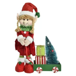 CHRISTMAS DREAM Lutin farceur (H45 cm) Martine et cadeaux Multicolore New