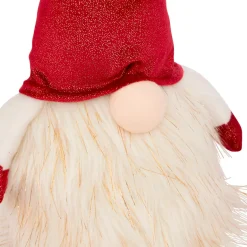 JJA Lutin lumineux à piles (H40 cm) Rémi et bonnet Rouge Outlet