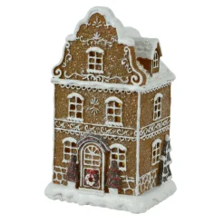 KAEMINGK Maison de village à piles (H20 cm) Gourmandise pain d'épice Marron Best