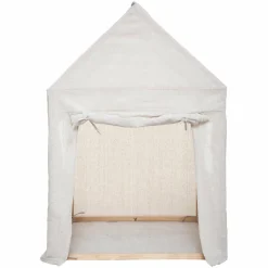 ATMOSPHERA Maison enfant bois et tissu (H116 cm) Safari Beige Clearance