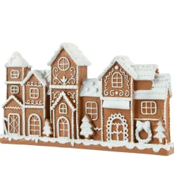 KAEMINGK Maisons décoratives (H16 cm) Village délice Crème Marron New