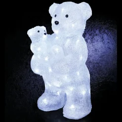 JJA Maman Ours lumineuse 56 LED (H44 cm) Bébé Whisper froid Blanc Online