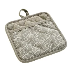 douceur d'intu017drieur Manique avec poche coton (18,5 x 18,5 cm) Alveis Beige Clearance