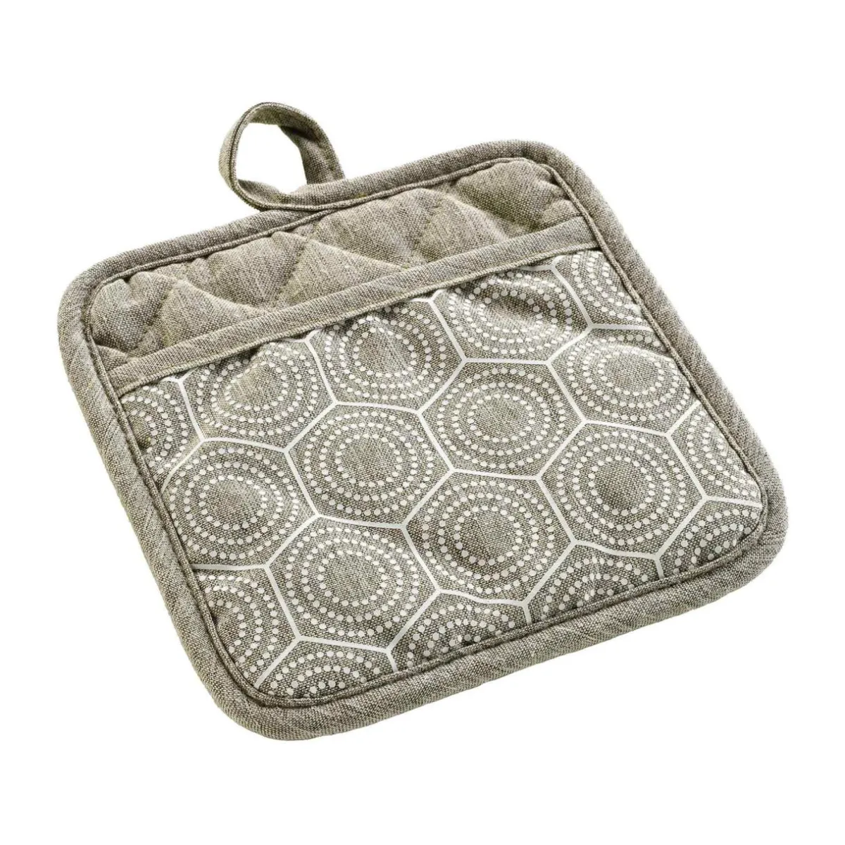 douceur d'intu017drieur Manique avec poche coton (18,5 x 18,5 cm) Alveis Beige Clearance