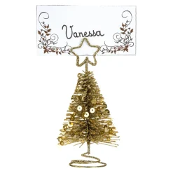 Feeric Lights & Christmas Marque place (H10 cm) Sapin Or Best