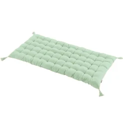 EMINZA Matelas de sol coton (120 x 60 cm) Pixel Vert menthe Hot