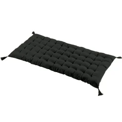 EMINZA Matelas de sol coton (120 x 60 cm) Pixel Noir
