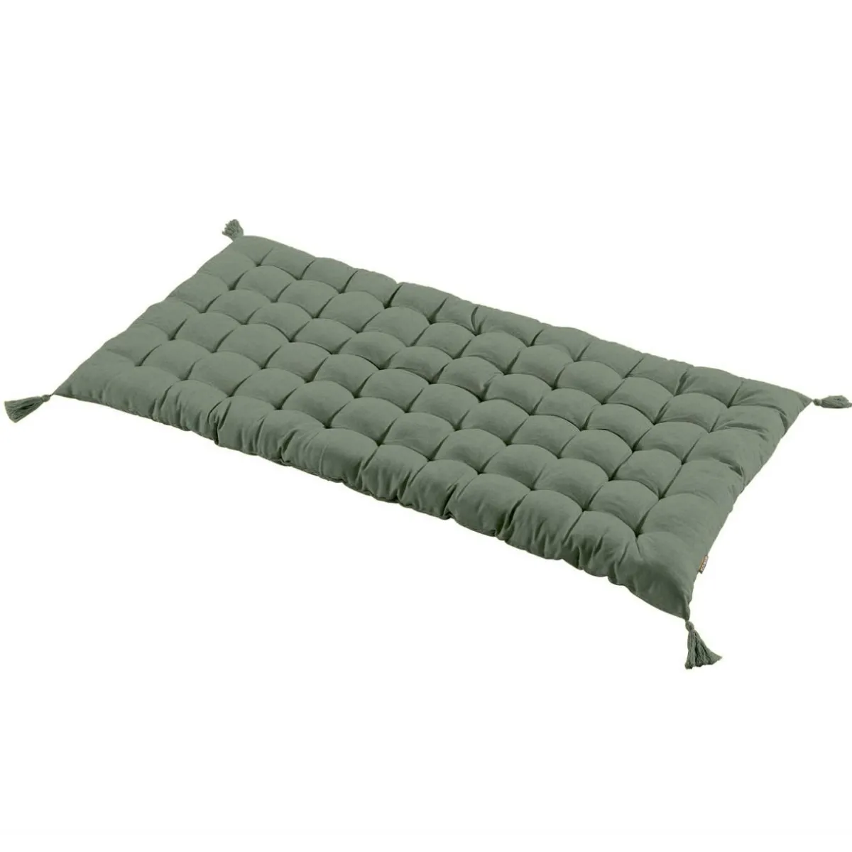 EMINZA Matelas de sol coton (120 x 60 cm) Pixel Vert kaki Discount