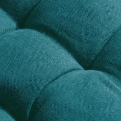 EMINZA Matelas de sol coton (120 x 60 cm) Pixel Bleu canard Clearance