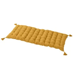 EMINZA Matelas de sol gaze de coton (60 x 120 cm) Gaïa Jaune safran