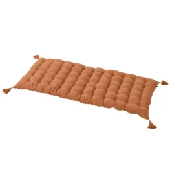 EMINZA Matelas de sol gaze de coton (60 x 120 cm) Gaïa Abricot Discount