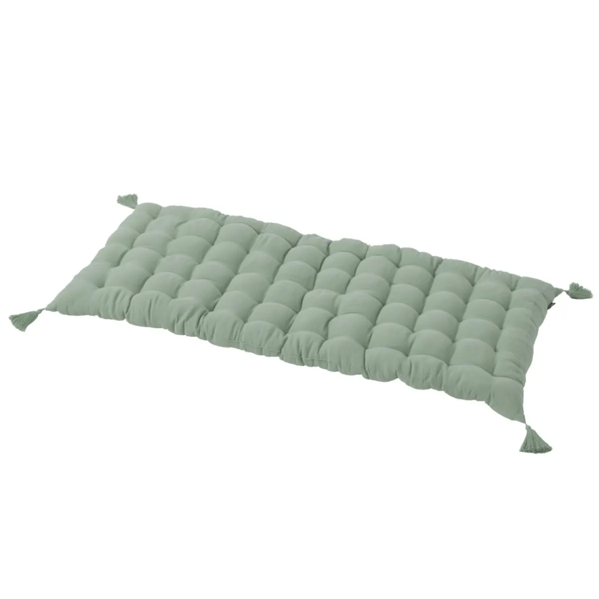 EMINZA Matelas de sol gaze de coton (60 x 120 cm) Gaïa Vert Eucalyptus Hot