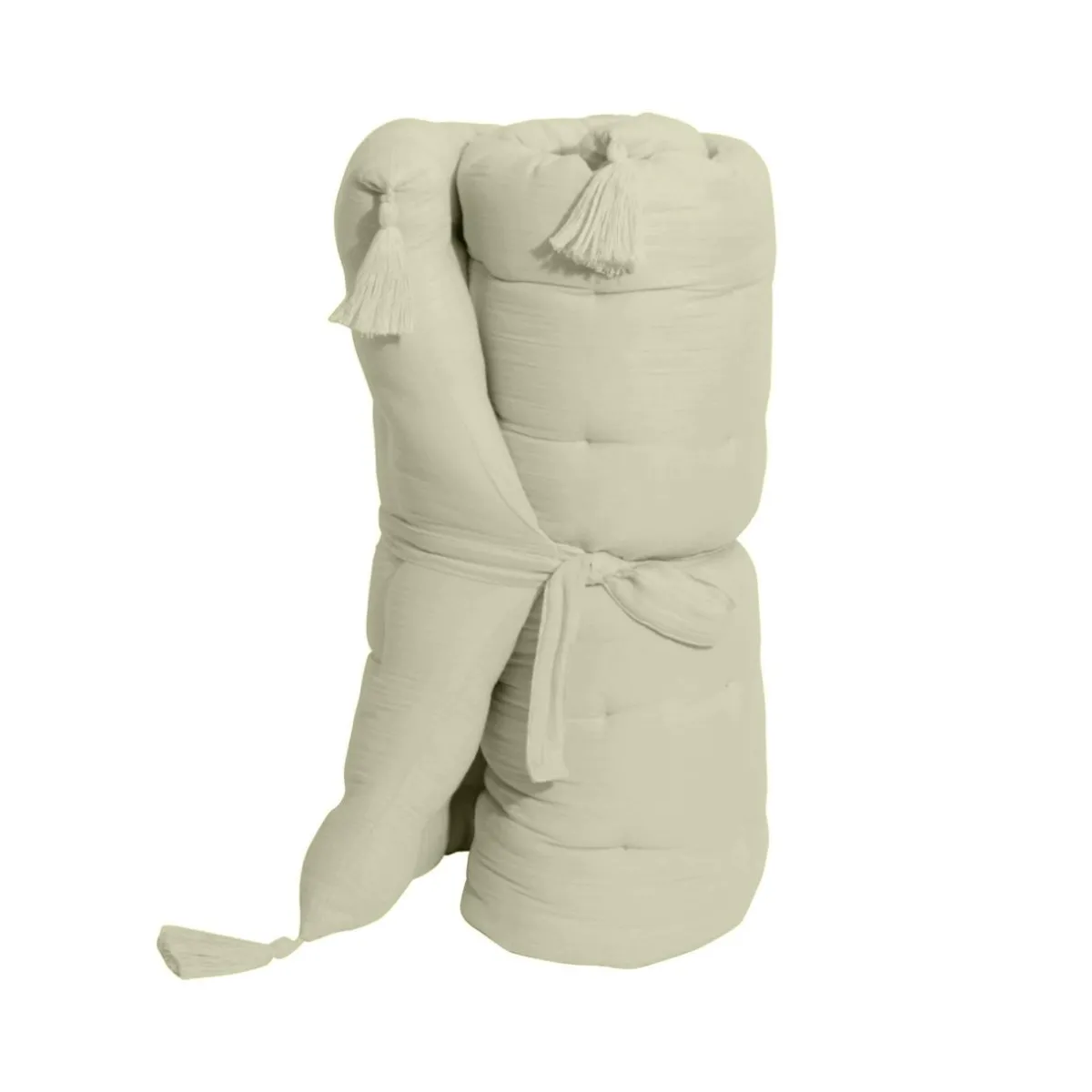 EMINZA Matelas de sol gaze de coton (60 x 120 cm) Gaïa Vert tilleul Best