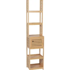 TENDANCE Meuble colonne salle de bain (38 x H170 cm) Trinidad Naturel Discount