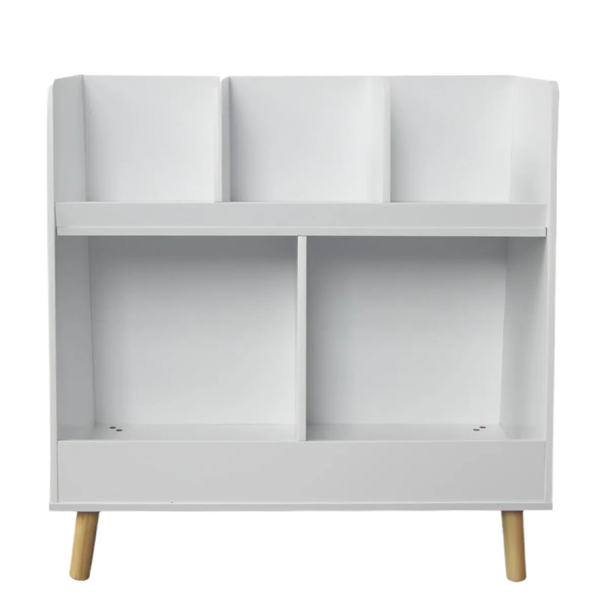 EMINZA Meuble de rangement enfant bois 5 cases (H70 cm) Hector Blanc Sale