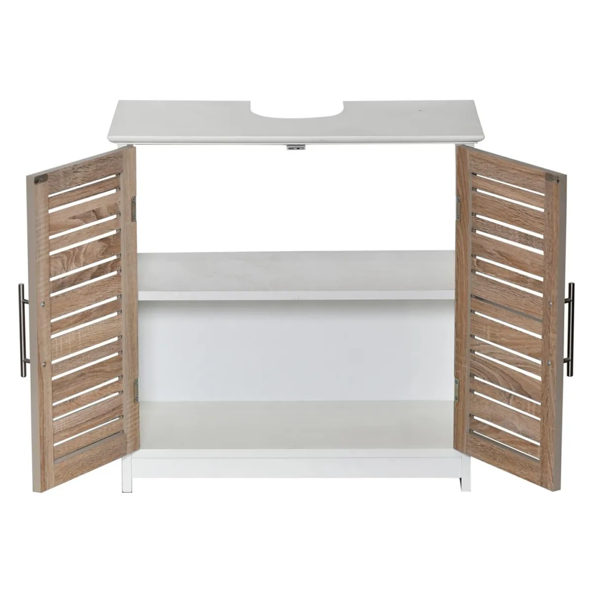 TENDANCE Meuble dessous lavabo (60 x H70 cm) Stockholm Bois Clearance