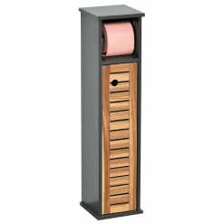TENDANCE Meuble dérouleur papier toilette avec réserve(H75 cm) Elément Acacia Bois Best