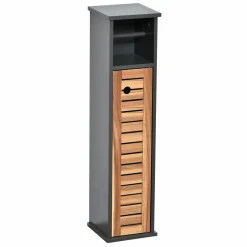 TENDANCE Meuble dérouleur papier toilette avec réserve(H75 cm) Elément Acacia Bois Best