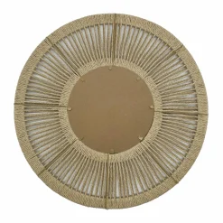 EMINZA Miroir mural rond en corde (D60 cm) Suva Naturel New