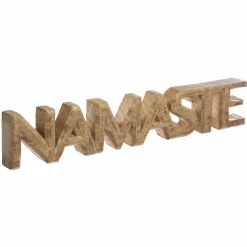ATMOSPHERA Mot à poser en bois "Namaste" Naturel New