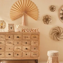 ATMOSPHERA Mot à poser en bois "Namaste" Naturel New