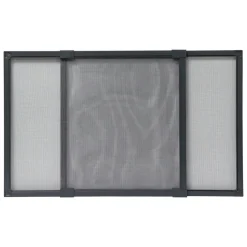 LUANCE Moustiquaire fenêtre à cadre extensible (50/90 x 40 cm) Moustyk Gris Sale