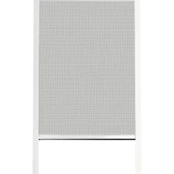 LUANCE Moustiquaire fenêtre enroulable à châssis recoupable (130 x 160 cm) Moustyk Blanc