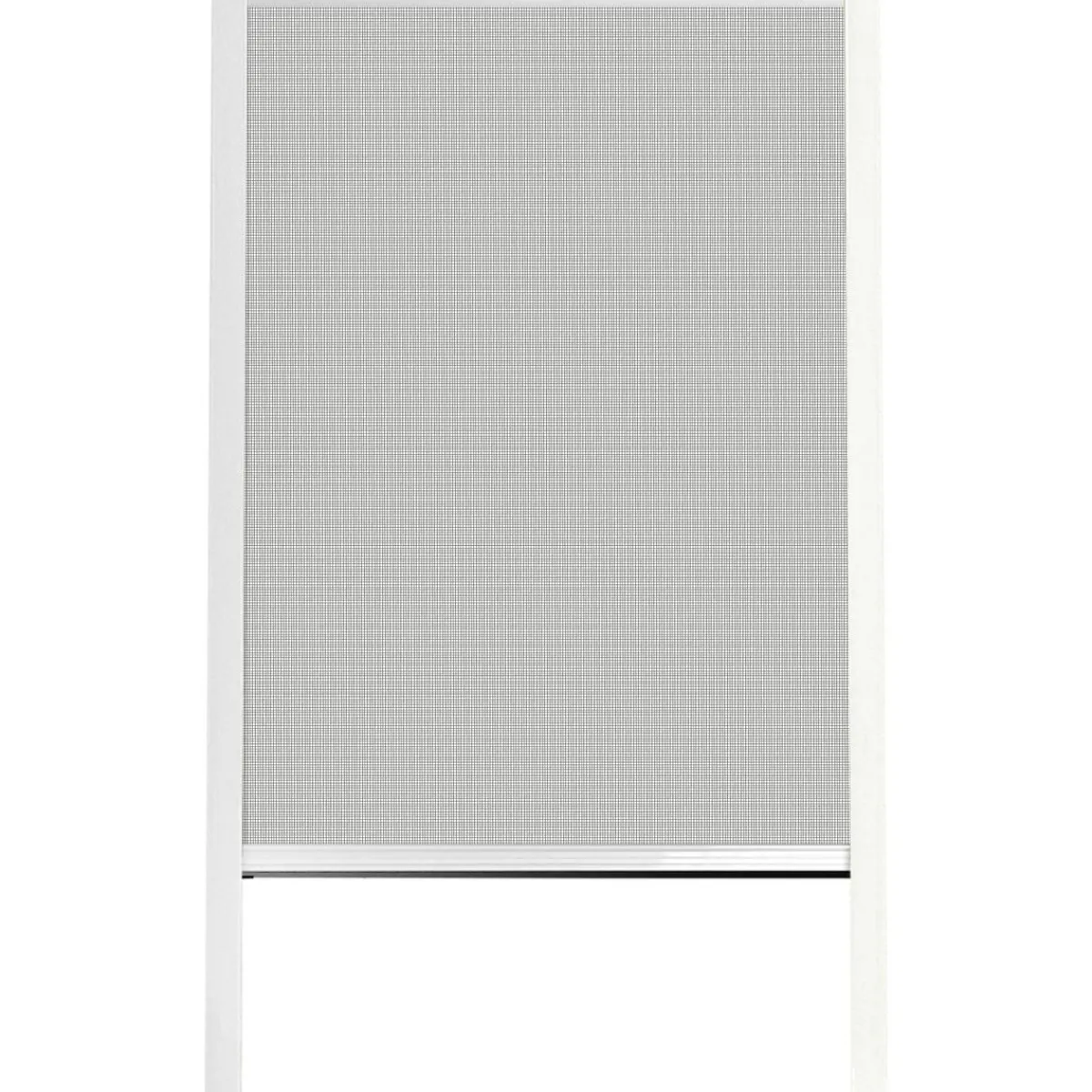 LUANCE Moustiquaire fenêtre enroulable à châssis recoupable (130 x 160 cm) Moustyk Blanc