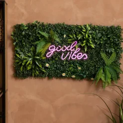 Atmosphera, cru017dateur d'intu017drieur Mur végétal carré (50 x 50 cm) Jungle Vert Discount