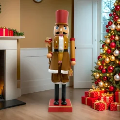 EMINZA Musicien Casse-noisette (H154 cm) musical et animé Cookie Marron Sale
