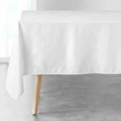 DOUCEUR D'INTERIEUR Nappe de Noël rectangulaire (140 x 240 cm) Etoiles Blanc Sale