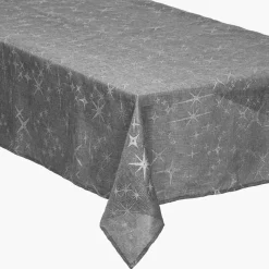 Feeric Lights & Christmas Nappe de Noël rectangulaire (140 x 240 cm) Caneva Gris New