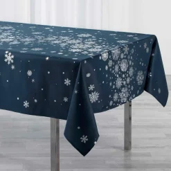 DOUCEUR D'INTERIEUR Nappe de Noël rectangulaire (150 x 300 cm) Constellation Bleu Best