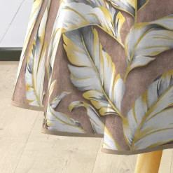 douceur d'intu017drieur Nappe enduite PVC ronde imperméable (Diamètre 160 cm) Ebany Chocolat Clearance