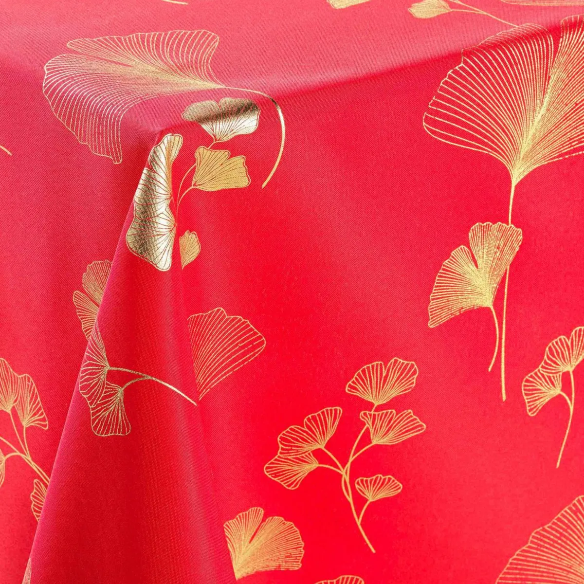 DOUCEUR D'INTERIEUR Nappe rectangulaire (150 x 240 cm) Bloomy Rouge Sale