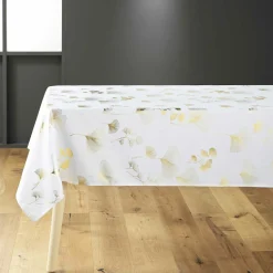 DOUCEUR D'INTERIEUR Nappe rectangulaire (150 x 240 cm) Bloomy he Blanc Clearance