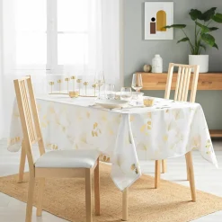 DOUCEUR D'INTERIEUR Nappe rectangulaire (150 x 300 cm) Bloomy he Blanc Clearance