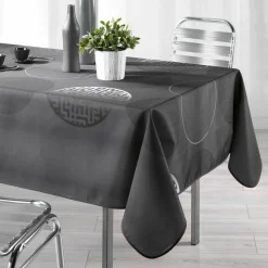 DOUCEUR D'INTERIEUR Nappe rectangulaire (150 x 240 cm) Kosmo Anthracite Gris foncé Sale