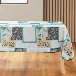 douceur d'intu017drieur Nappe rectangulaire anti tache (150 x 240 cm) Faya Vert sauge Hot