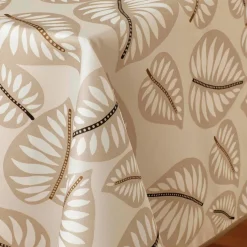 DOUCEUR D'INTERIEUR Nappe rectangulaire anti tache (150 x 240 cm) Alma Beige Outlet