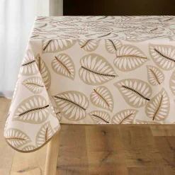 DOUCEUR D'INTERIEUR Nappe rectangulaire anti tache (150 x 240 cm) Alma Beige Outlet
