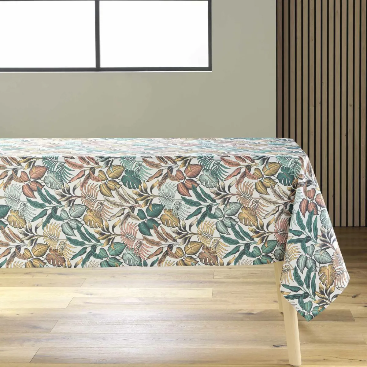 douceur d'intu017drieur Nappe rectangulaire anti tache (145 x 240 cm) Stylis Jaune Discount